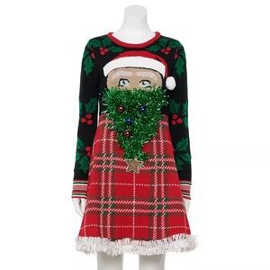Christmas ugly sweater dress
